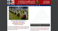 Desktop Screenshot of americanmadeforamericanheroes.com