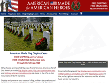 Tablet Screenshot of americanmadeforamericanheroes.com
